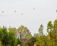 0002 A monsoonal ballooning morning at the Boynton Canyon trailhead